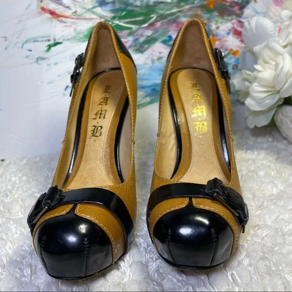 LAMB leather platform pump - Picture 5 of 10